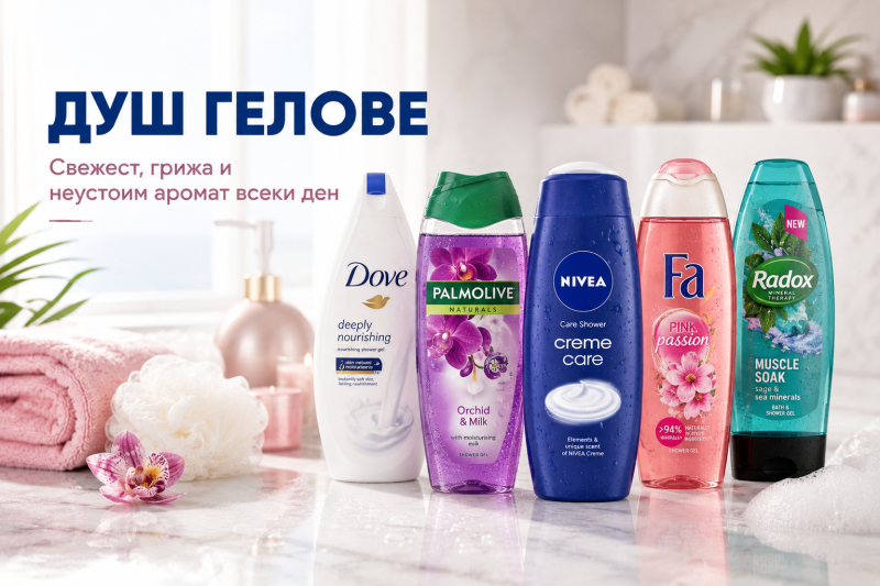 ДУШ ГЕЛОВЕ 