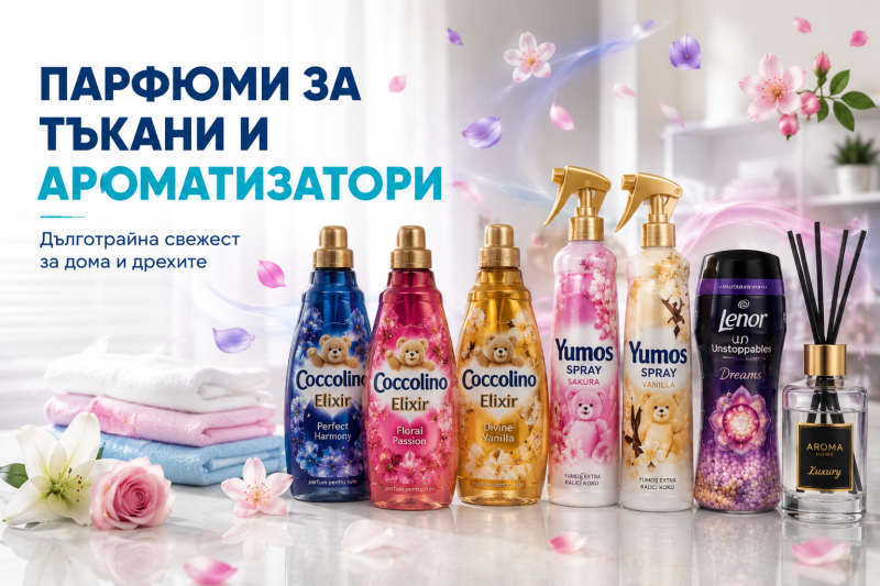 ПАРФЮМИ ЗА ТЪКАНИ 