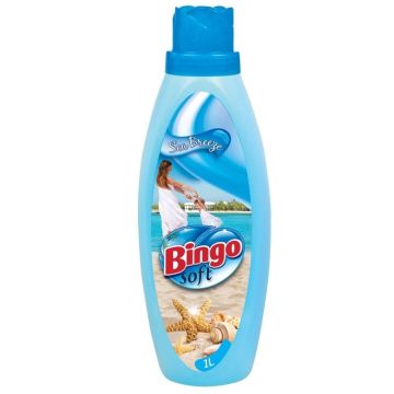 Омекотител Bingo  Sea Breeze – Морски Бриз (1L / 40 Пранета)
