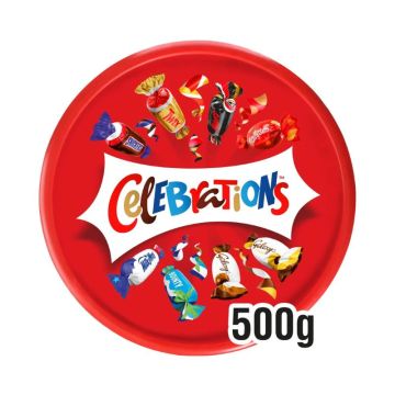 Бонбони Celebrations Milk Chocolate and Biscuit Bars млечни шоко бонбони и бисквитени барчета 500гр