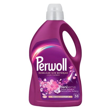 Течен перилен препарат Perwoll Yenileme Çiçek Cazibesi – 2.7 л / 50 пранета