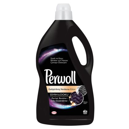 Течен перилен препарат Perwoll Renew & Repair Black за черно 4л.72пранета