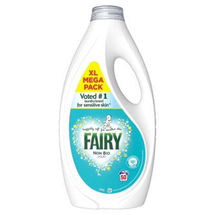 Течен перилен препарат Fairy Non Bio БЕБЕ  1.785 л / 51 пранета 