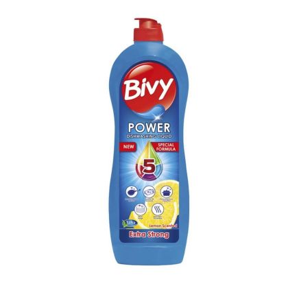 Препарат за съдове Bivy Power Lemon 650ml – Супер сила и свеж лимонов аромат