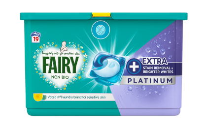 Капсули за пране FAIRY Non Bio Platinum Pods – 19 капсули