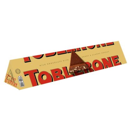 шоколад Toblerone Milk Chocolate млечен с мед и бадемова нуга 100гр GR