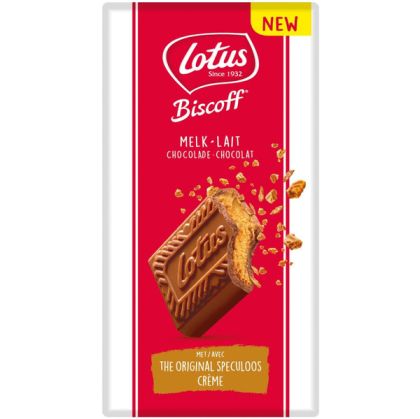 Млечен шоколад Lotus Biscoff Melk-lait 180гр.