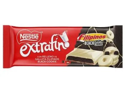 Млечен шоколад Nestlé Extrafino Filipinos Black Cookie 84гр.