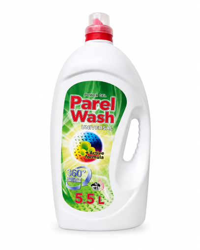 Течен перилен препарат Parel Wash Universal Power Gel 183 пранета 5.5кг.