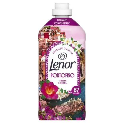 Омекотител за тъкани Lenor Portofino Fresia & Neroli 1.74 л (87 пранета)