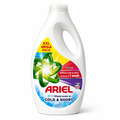 Течен Перилен Препарат Ariel Colour XXL Mega Pack – 65 Пранета