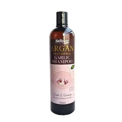 Шампоан с чесън и арганово масло Selinor Argan Professional Garlic Shampoo 750 мл