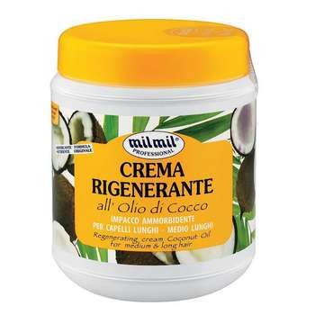Регенерираща маска за коса с кокосово масло Mil Mil Professional Crema Rigenerante all'Olio di Cocco 1000 мл