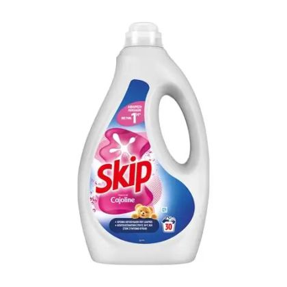 Гръцки течен перилен препарат за цветни и бели дрехи Skip Cajoline 30 пранета