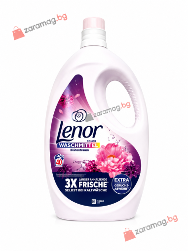 Течен перилен препарат за цветно пране, 40 пранета - Lenor Color Blütentraum
