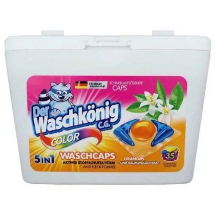 Капсули за пране 35 бр. - Der Waschkönig C.G. Color 5in1
