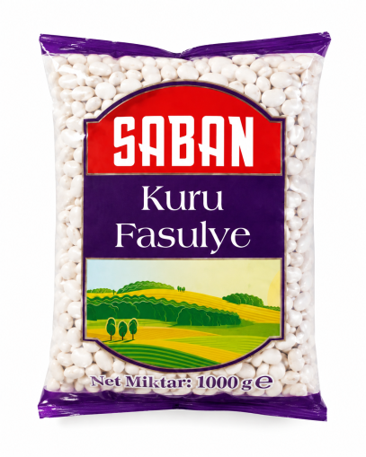 SABAN Kuru Fasulye – бял боб фасул, 1 кг.