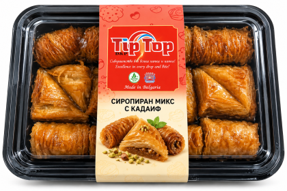 TipTop Сиропиран микс с кадаиф – асорти ориенталски сладкиши