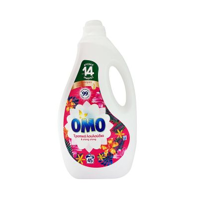 Течен перилен препарат Omo Tropical Flowers and Ylang Ylang универсал 45пр 2.25л
