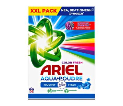 Сух прах за пране Ariel Color Fresh за цвертно –  3.25 кг / 50 пранета (Гърция)