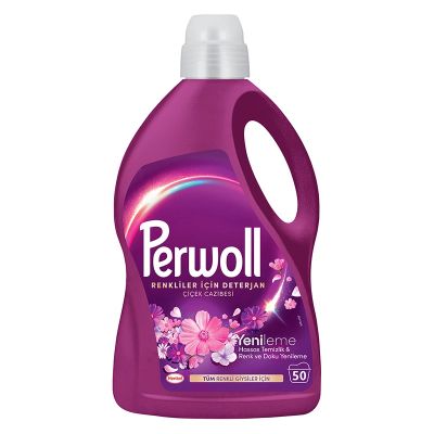 Течен перилен препарат Perwoll Yenileme Çiçek Cazibesi – 2.7 л / 50 пранета