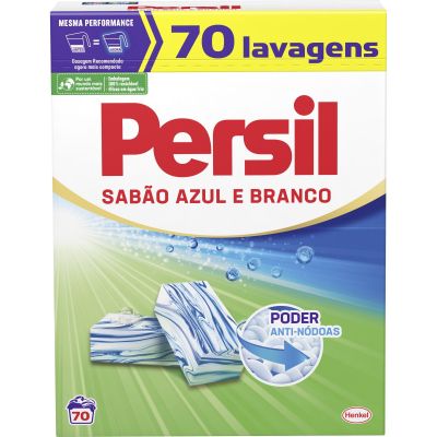 Сух прах за пране Persil Sabão Azul e Branco Универсал 3.465 кг / 70 пранета