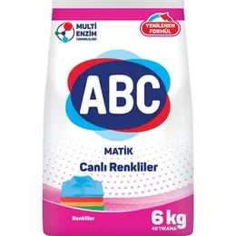 Сух прах за пране ABC Color 6кг 40 пранета 