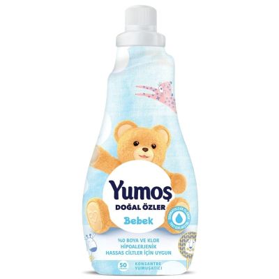 Омекотител Yumoş Bebek за Бебешки Дрехи (1.2L / 50 Пранета)