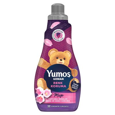 Омекотител  Yumoş Renk Koruma със Защита на Цветовете (1.2L / 50 Пранета)