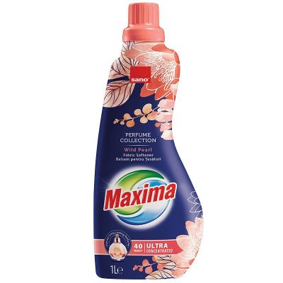 Омекотител Sano Maxima Wild Pearl – Ултраконцентриран с „Перлена“Ароматна Колекция (1 L / ~40 пранета)