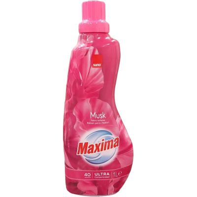 Омекотител  Sano Maxima Musk с Интензивен Мускусов Аромат (1 L / ~40 пранета)