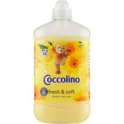 Омекотител Coccolino Happy Yellow – 1700 мл / 68 пранета