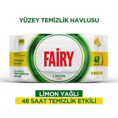 Почистващи кърпи FAIRY 100 LIMON YAGLI 