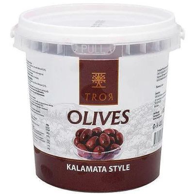 Маслини 350гр. Troya Kalamata Style пласмасова кофичка 