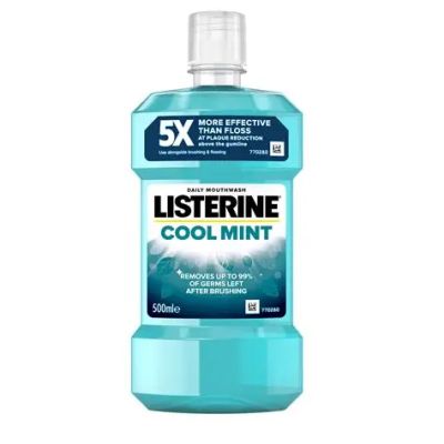 Антибактериална вода за уста за ежедневна употреба Listerine Cool Mint 500мл.