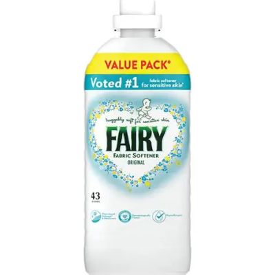 Омекотител за тъкани Fairy Fabric Softener Original 1.419 мл (43 пранета)