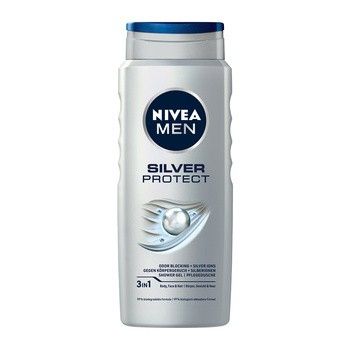 Душ гел за тяло, лице и коса Nivea Men Silver Protect 3 in 1 500 мл
