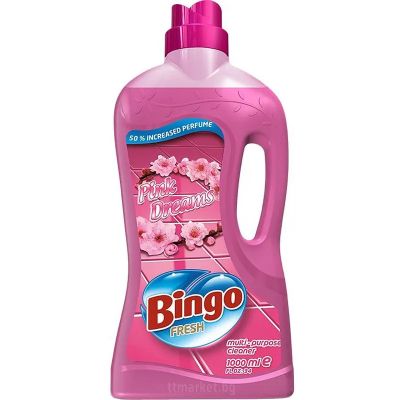 Универсален препарат за подове Bingo Fresh Pink Dreams 1L
