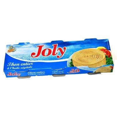 Риба тон в растително масло Joly Thon Entier à l'Huile Végétale 3x85g