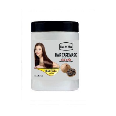Маска за коса с черен чесън Des & Mar Hair Care Mask Black Garlic 1000 мл