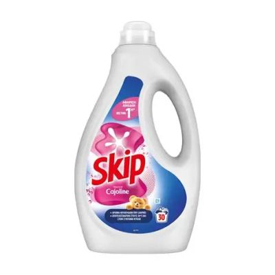 Гръцки течен перилен препарат за цветни и бели дрехи Skip Cajoline 30 пранета