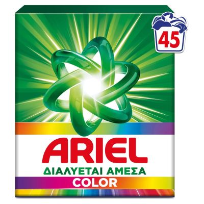 Прах за пране за цветни дрехи Ariel Color 45 пранета