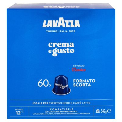 Кафе капсули Lavazza Crema e Gusto Classico – съвместими с Nespresso® Original, 60 бр.