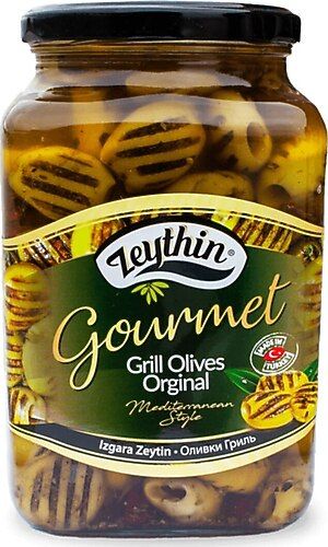 Маслини Zeytin Gourmet Grill Olives Original – Зелени грил маслини 660гр.
