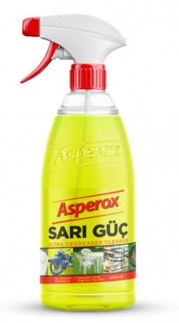 Обезмаслител Asperox Sarı Güç Ultra Degreaser Cleaner – Ултра обезмаслител със спрей 1000 мл.